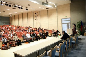 Aula v prostorách Právnické fakulty UPOL