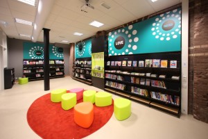 Blackbox řešení v Městské knihovně v Utrechtu, pobočka Oog in Al (foto Bieb Systemen)